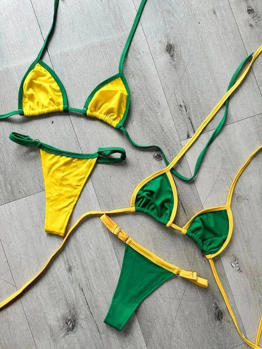 Conjunto Biquini 3PÇS Brasil