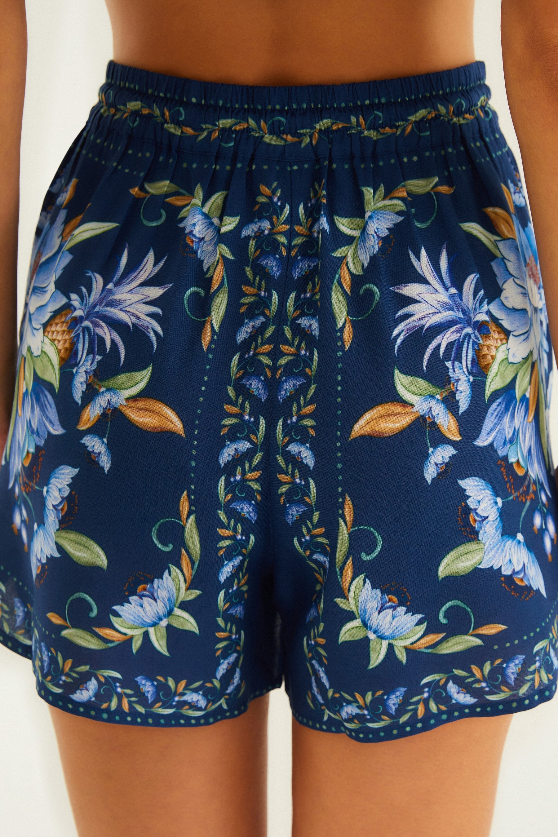 Conjunto Floral Azul