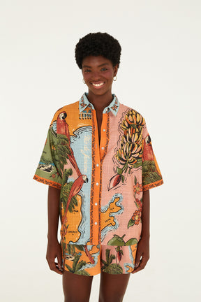 Conjunto Estampa Praia