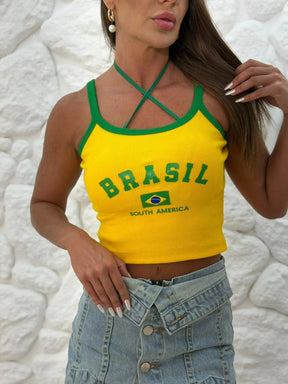 Conjunto Biquini 3PÇS Brasil